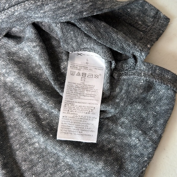 Gap linen‎ blend long sleeve pocket tshirt - Picture 5 of 9